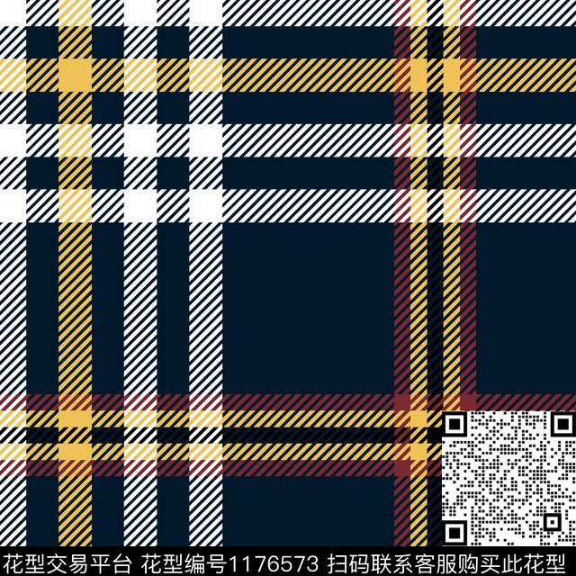 几何格子大牌风传统印花华亿平台下载（图片编号: 1176573） - 瓦栏（Walan）