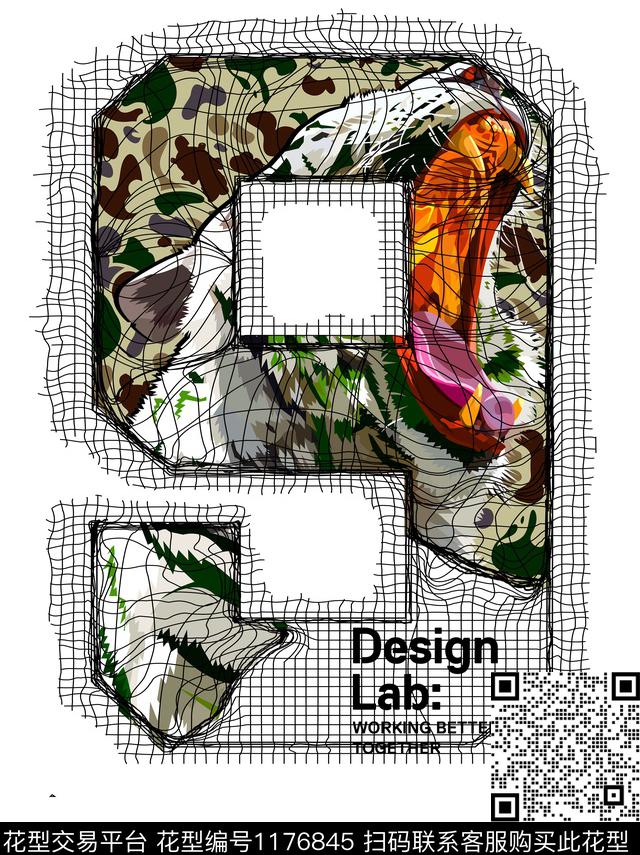 男装潮牌大牌风数码印花华亿平台下载（图片编号: 1176845） - 瓦栏（Walan）