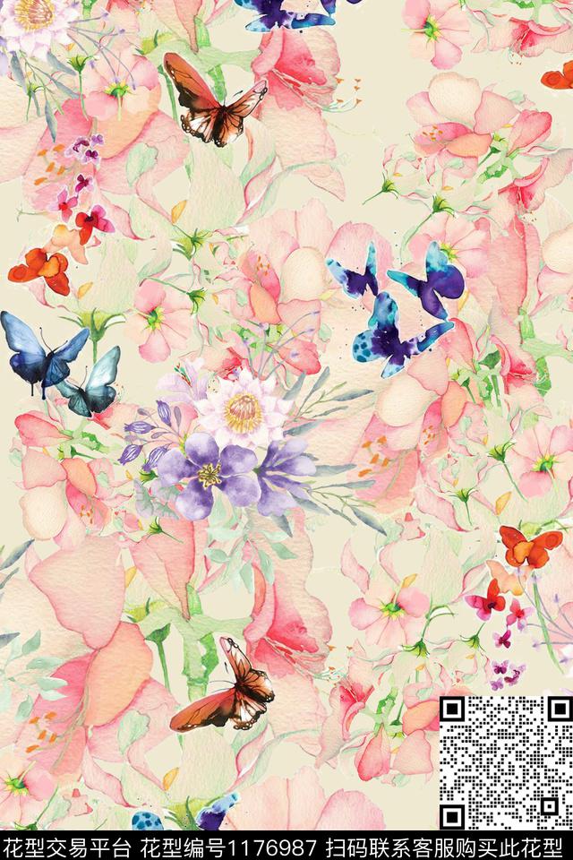 男装女装花卉数码印花华亿平台下载（图片编号: 1176987） - 瓦栏（Walan）