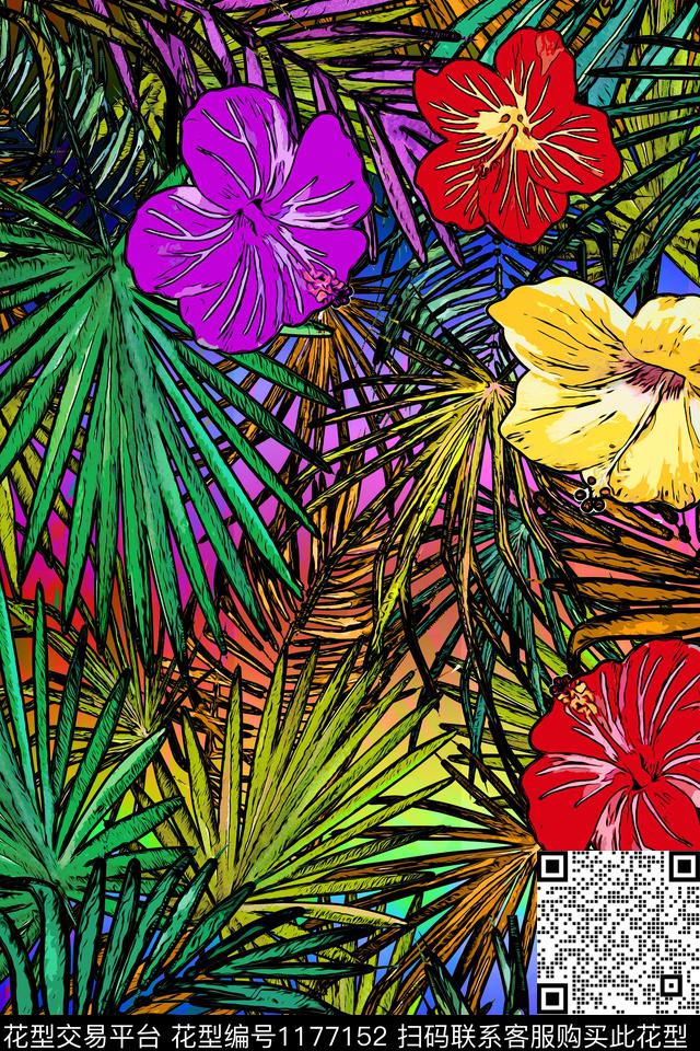 线条画animalanimalprint数码印花华亿平台下载（图片编号: 1177152） - 瓦栏（Walan）