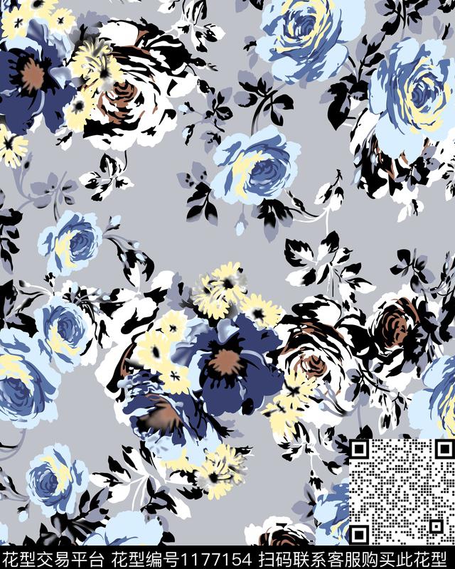 春夏华亿平台数码华亿平台女装数码印花华亿平台下载（图片编号: 1177154） - 瓦栏（Walan）