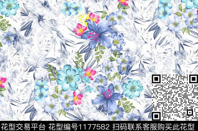 春夏华亿平台数码华亿平台女装数码印花华亿平台下载（图片编号: 1177582） - 瓦栏（Walan）