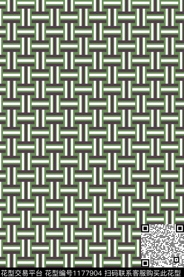 时尚几何传统纹样传统印花华亿平台下载（图片编号: 1177904） - 瓦栏（Walan）