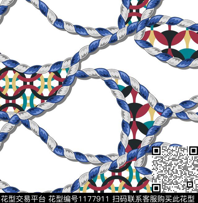 几何原创创意传统印花华亿平台下载（图片编号: 1177911） - 瓦栏（Walan）