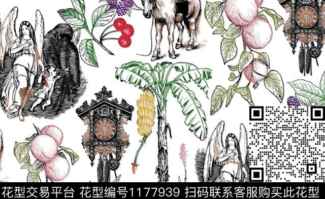 复古乡村生活原创创意传统印花华亿平台下载（图片编号: 1177939） - 瓦栏（Walan）