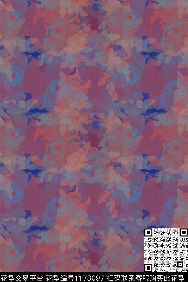 迷彩图案艺术迷彩乡村生活数码印花华亿平台下载（图片编号: 1178097） - 瓦栏（Walan）