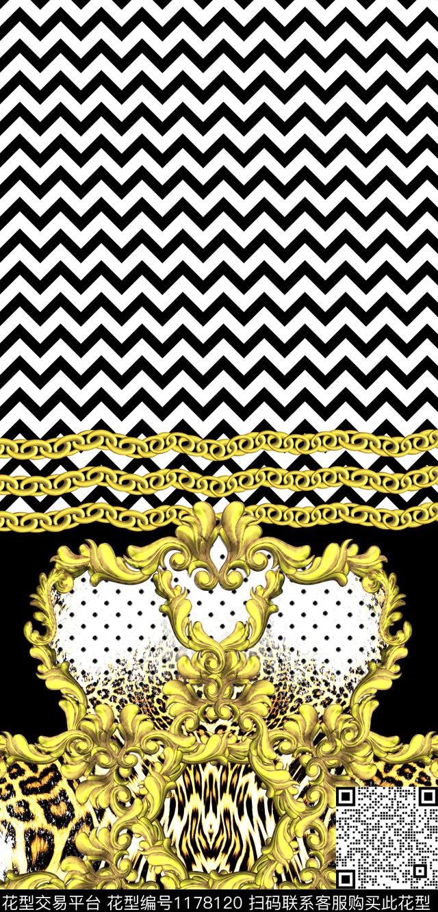 线条画animalanimalprint数码印花华亿平台下载（图片编号: 1178120） - 瓦栏（Walan）