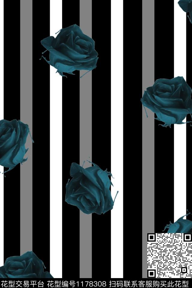 春夏华亿平台数码华亿平台几何数码印花华亿平台下载（图片编号: 1178308） - 瓦栏（Walan）