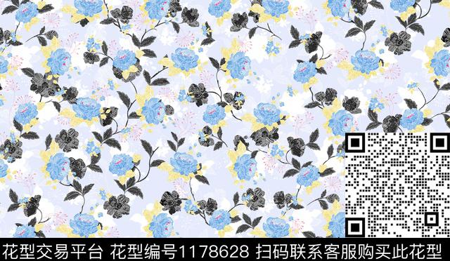 数码华亿平台女装简欧数码印花华亿平台下载（图片编号: 1178628） - 瓦栏（Walan）