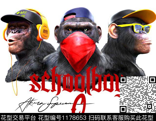 男装潮牌人物数码印花华亿平台下载（图片编号: 1178653） - 瓦栏（Walan）