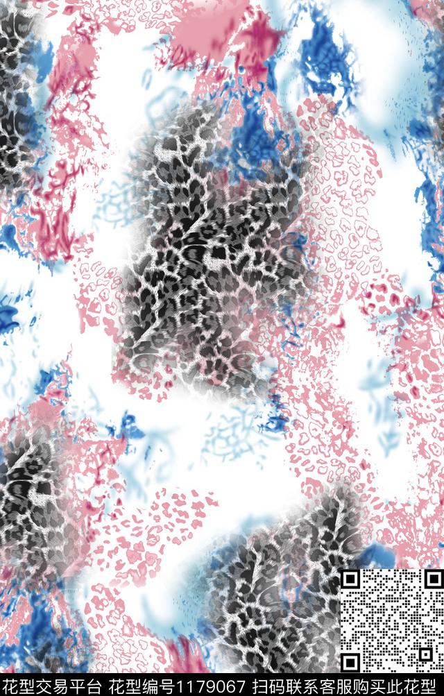 大牌风传统华亿平台几何花卉传统印花华亿平台下载（图片编号: 1179067） - 瓦栏（Walan）