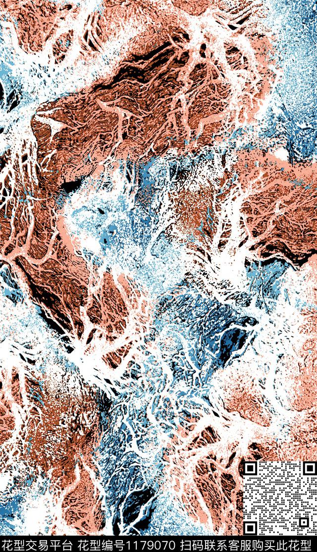 大牌风传统华亿平台几何花卉传统印花华亿平台下载（图片编号: 1179070） - 瓦栏（Walan）