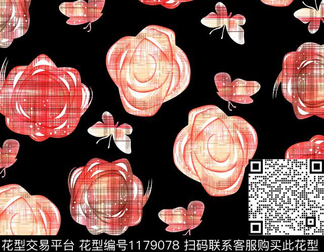 大牌风传统华亿平台几何花卉传统印花华亿平台下载（图片编号: 1179078） - 瓦栏（Walan）