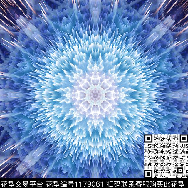 炫彩抽象花纹数码印花华亿平台下载（图片编号: 1179081） - 瓦栏（Walan）