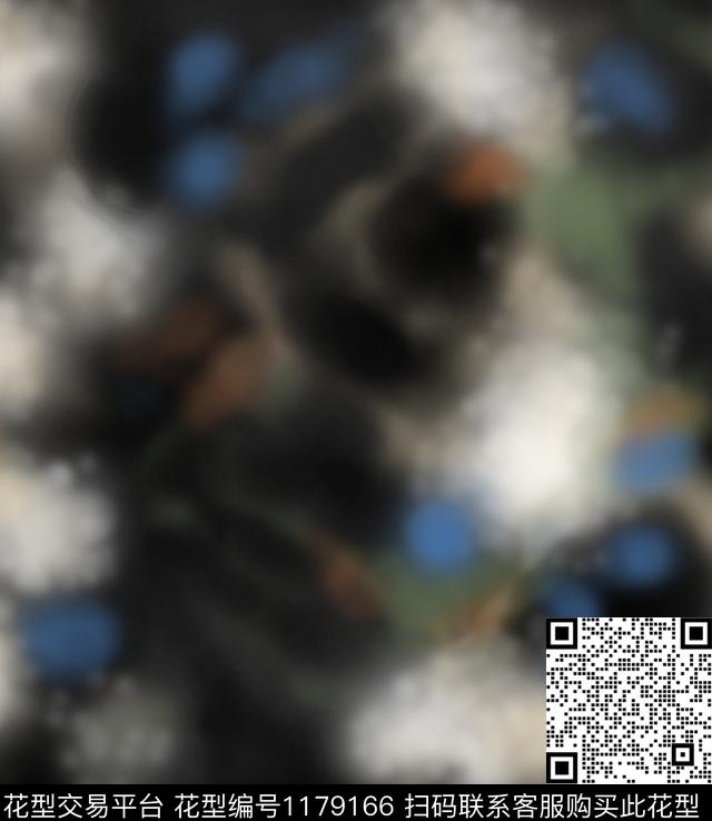 抽象复古扎染华亿平台数码印花华亿平台下载（图片编号: 1179166） - 瓦栏（Walan）