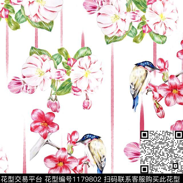 花卉大牌风欧美传统印花华亿平台下载（图片编号: 1179802） - 瓦栏（Walan）