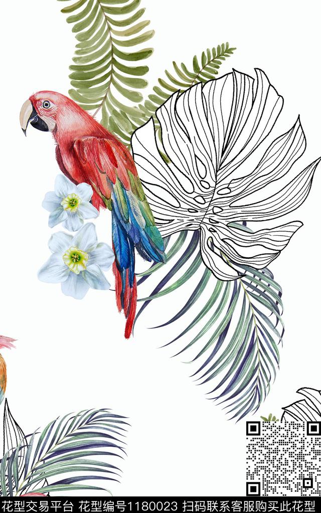 数码华亿平台格子花卉数码印花华亿平台下载（图片编号: 1180023） - 瓦栏（Walan）