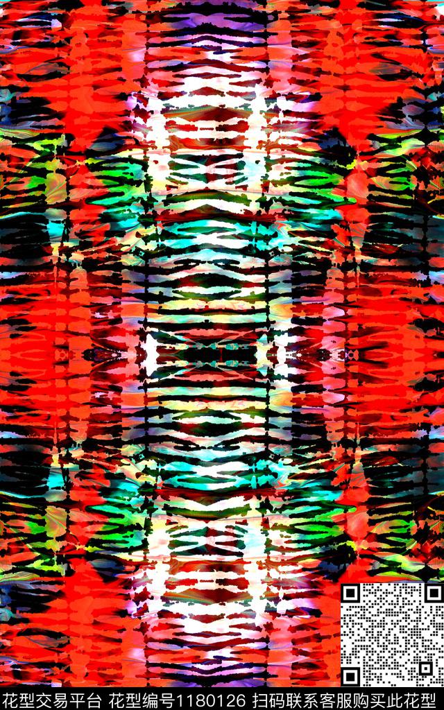 扎染华亿平台洋阳---扎染丝绸真丝数码印花华亿平台下载（图片编号: 1180126） - 瓦栏（Walan）