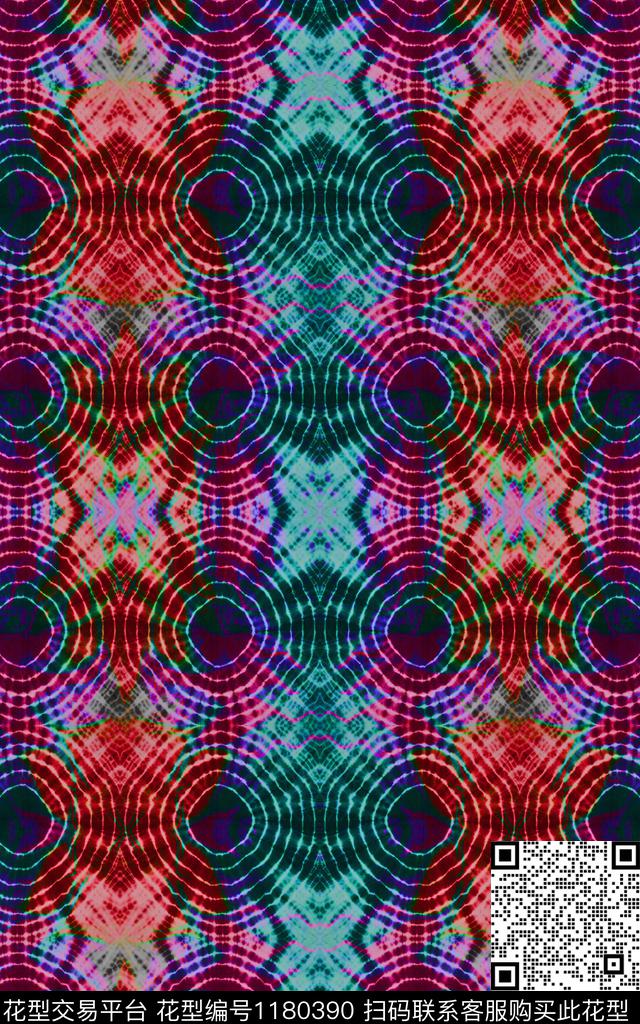 扎染华亿平台洋阳---扎染丝绸真丝数码印花华亿平台下载（图片编号: 1180390） - 瓦栏（Walan）