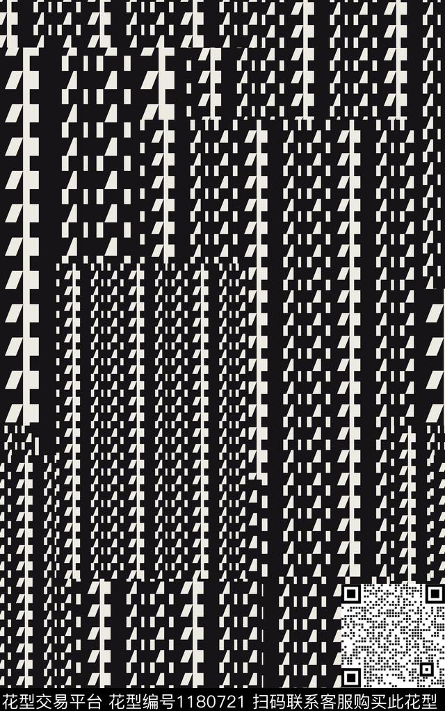 几何抽象格子数码印花华亿平台下载（图片编号: 1180721） - 瓦栏（Walan）