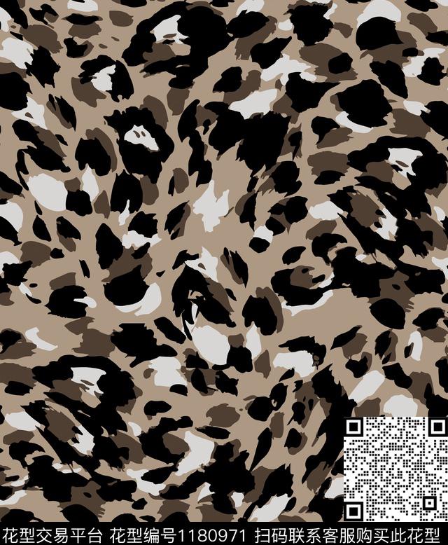 动物纹皮草动物传统印花华亿平台下载（图片编号: 1180971） - 瓦栏（Walan）