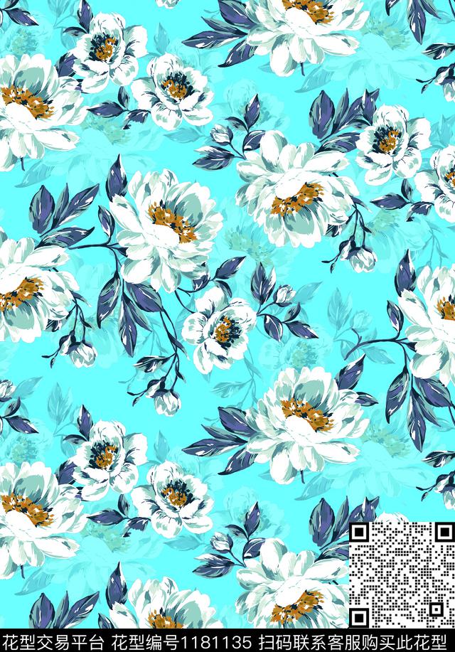 春夏华亿平台数码华亿平台女装数码印花华亿平台下载（图片编号: 1181135） - 瓦栏（Walan）