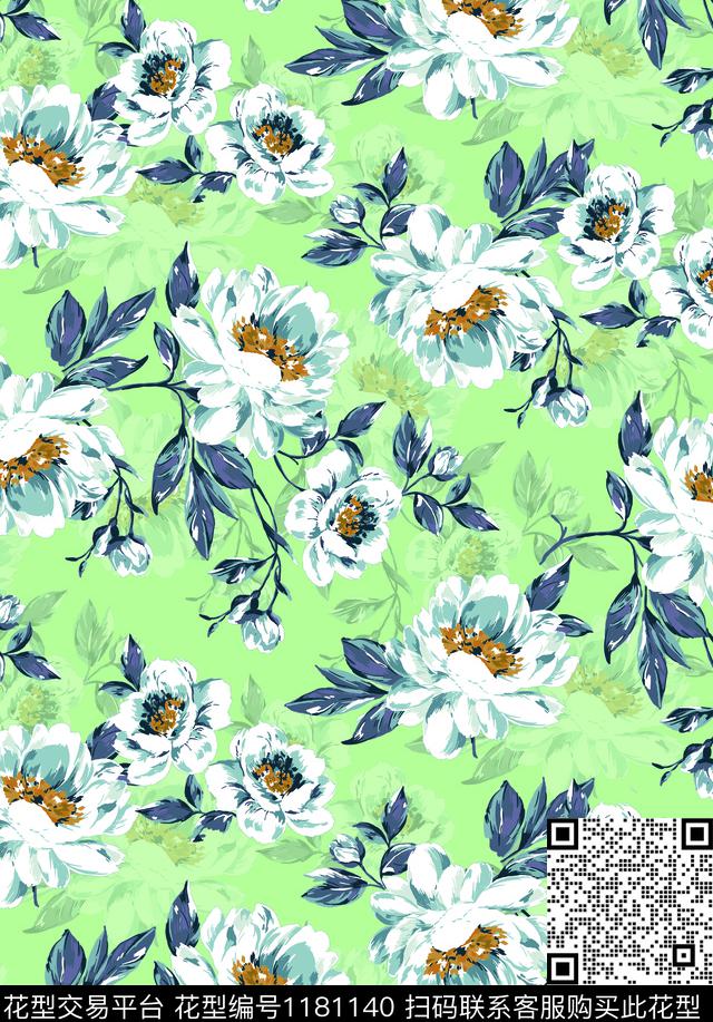 春夏华亿平台数码华亿平台女装数码印花华亿平台下载（图片编号: 1181140） - 瓦栏（Walan）