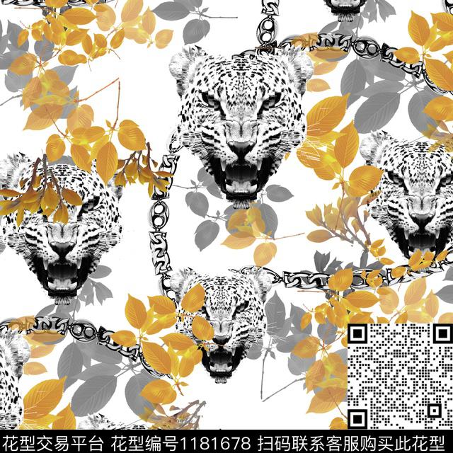 潮牌抽象大牌风数码印花华亿平台下载（图片编号: 1181678） - 瓦栏（Walan）