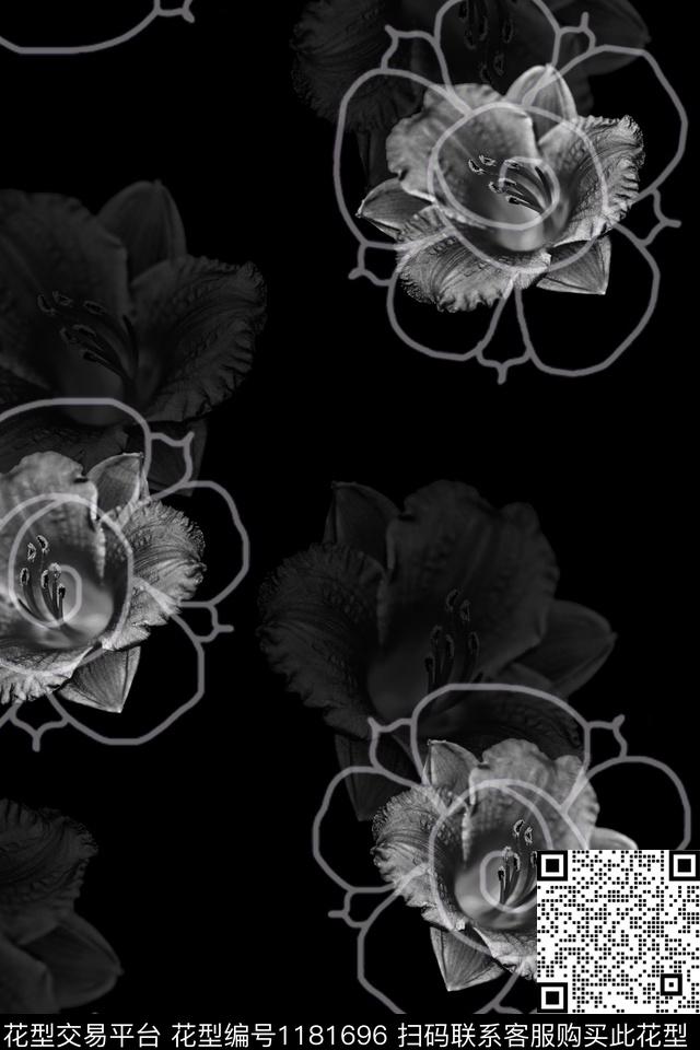春夏华亿平台数码华亿平台花卉数码印花华亿平台下载（图片编号: 1181696） - 瓦栏（Walan）