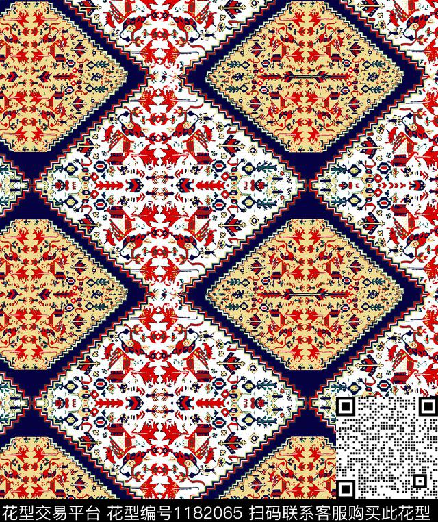 春夏华亿平台民族风少女系列传统印花华亿平台下载（图片编号: 1182065） - 瓦栏（Walan）