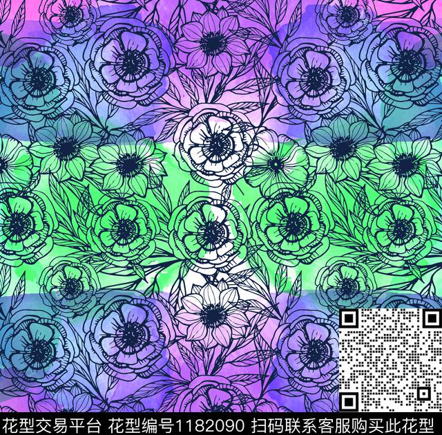 数码华亿平台男装几何传统印花华亿平台下载（图片编号: 1182090） - 瓦栏（Walan）