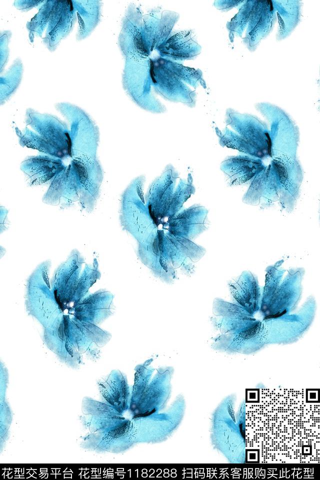 春夏华亿平台女装花卉数码印花华亿平台下载（图片编号: 1182288） - 瓦栏（Walan）