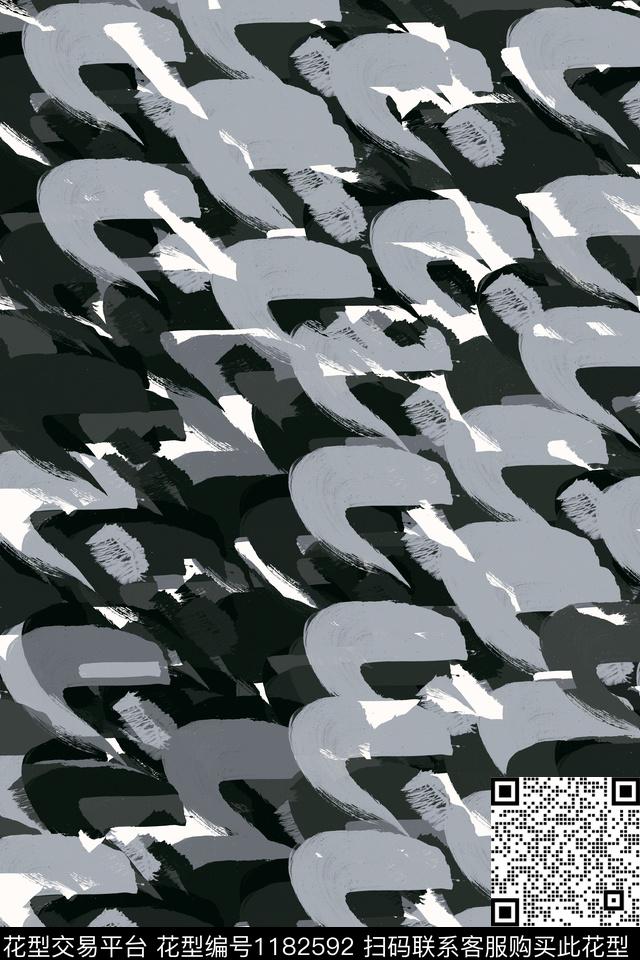 男装休闲抽象传统印花华亿平台下载（图片编号: 1182592） - 瓦栏（Walan）