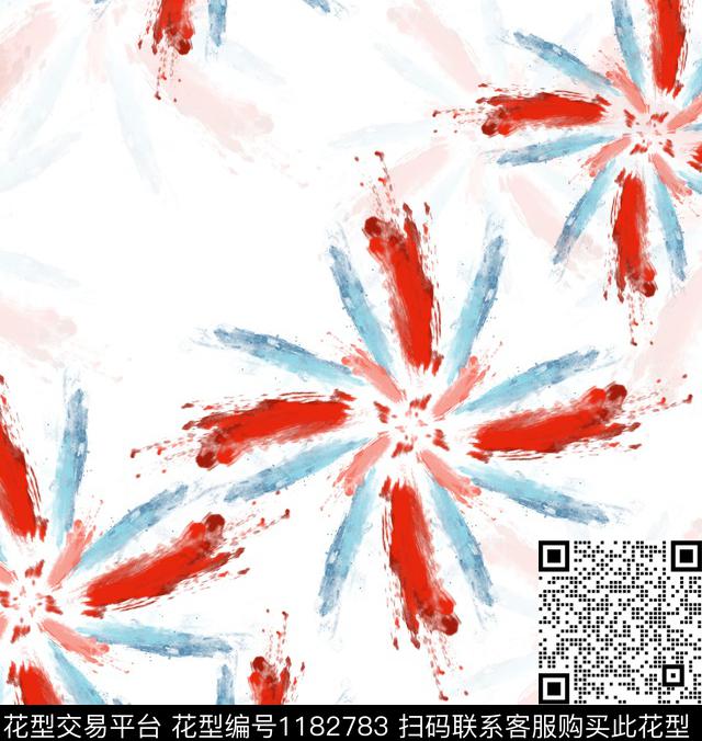 扎染华亿平台抽象泼墨数码印花华亿平台下载（图片编号: 1182783） - 瓦栏（Walan）