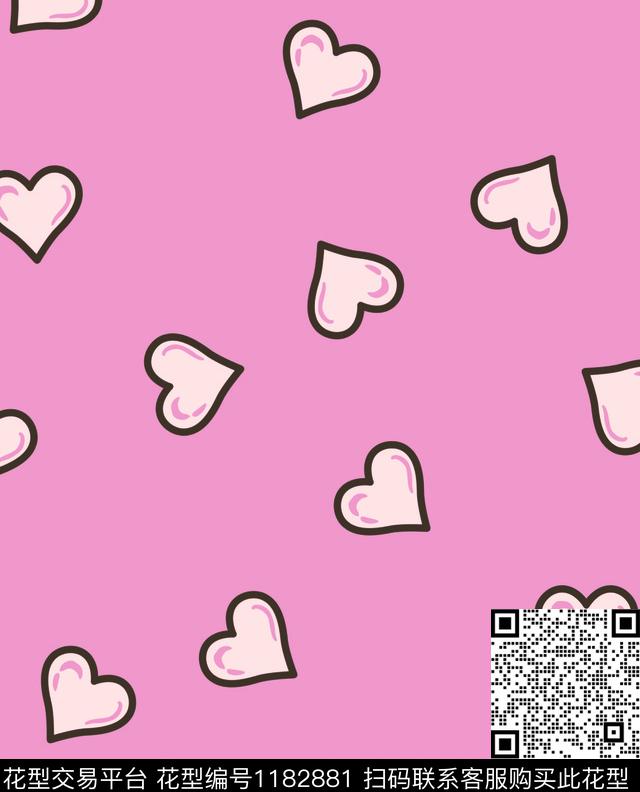 卡通清爽趣味传统印花华亿平台下载（图片编号: 1182881） - 瓦栏（Walan）