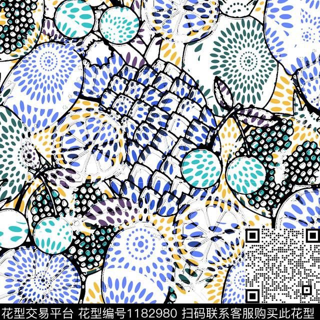 线条画数码华亿平台抽象数码印花华亿平台下载（图片编号: 1182980） - 瓦栏（Walan）