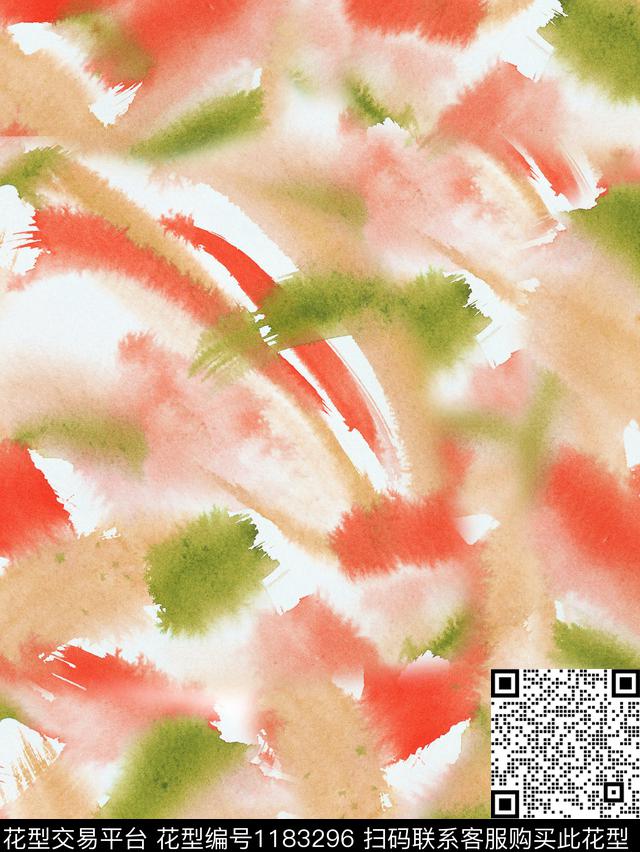 数码华亿平台肌理水彩肌理数码印花华亿平台下载（图片编号: 1183296） - 瓦栏（Walan）