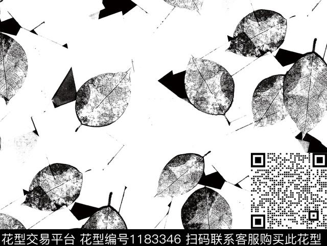 数码华亿平台几何抽象数码印花华亿平台下载（图片编号: 1183346） - 瓦栏（Walan）