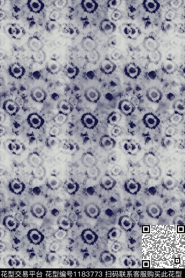 迷彩图案圆圈与波点扎染风格数码印花华亿平台下载（图片编号: 1183773） - 瓦栏（Walan）