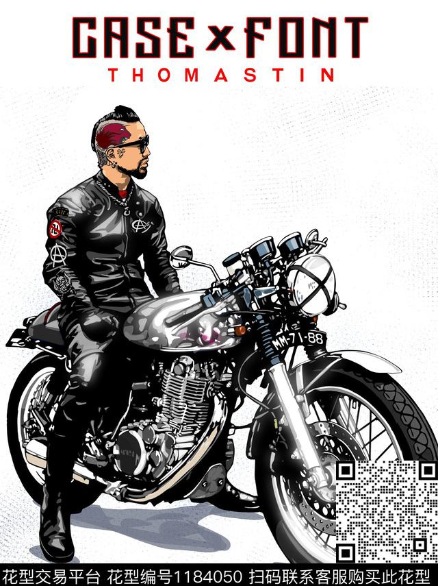 男装潮牌人物数码印花华亿平台下载（图片编号: 1184050） - 瓦栏（Walan）