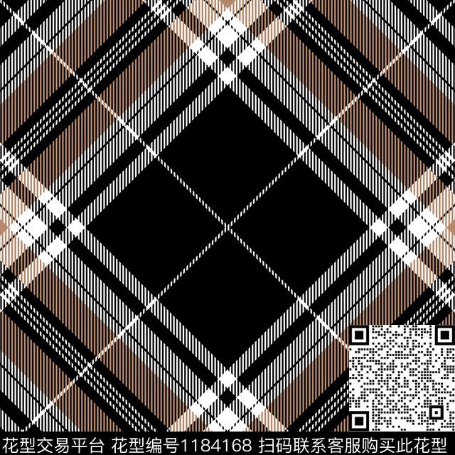 几何格子大牌风传统印花华亿平台下载（图片编号: 1184168） - 瓦栏（Walan）