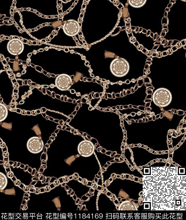 链条宫廷风VERSACE传统印花华亿平台下载（图片编号: 1184169） - 瓦栏（Walan）