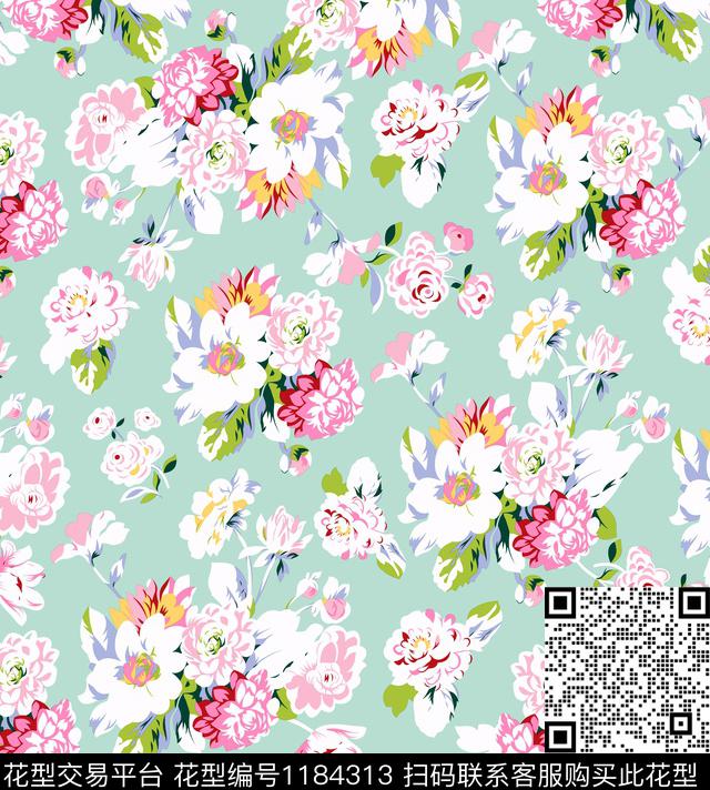 潮牌大牌风传统华亿平台传统印花华亿平台下载（图片编号: 1184313） - 瓦栏（Walan）