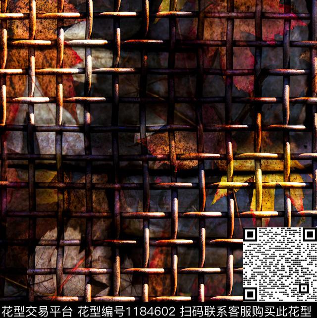 数码华亿平台花卉绿植树叶数码印花华亿平台下载（图片编号: 1184602） - 瓦栏（Walan）