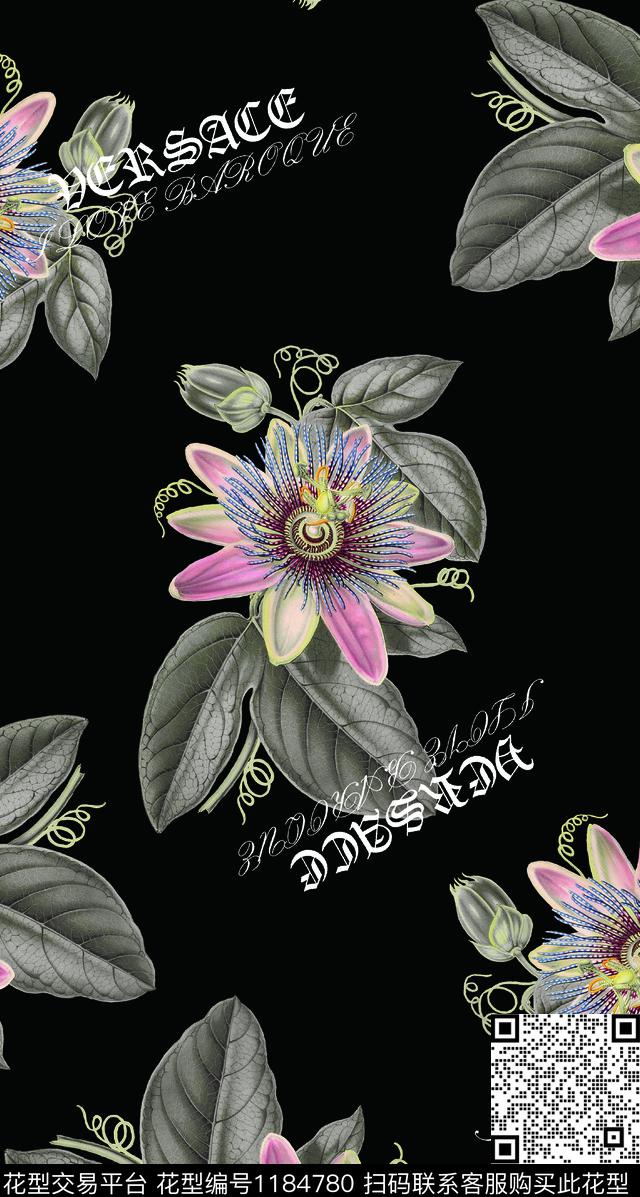 数码华亿平台迷幻花卉数码印花华亿平台下载（图片编号: 1184780） - 瓦栏（Walan）