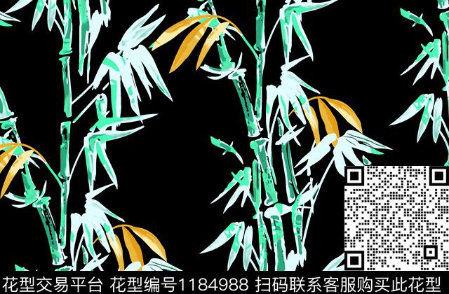 春夏华亿平台数码华亿平台绿植树叶数码印花华亿平台下载（图片编号: 1184988） - 瓦栏（Walan）