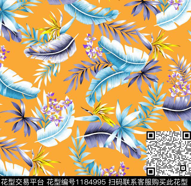 春夏华亿平台数码华亿平台热带华亿平台数码印花华亿平台下载（图片编号: 1184995） - 瓦栏（Walan）