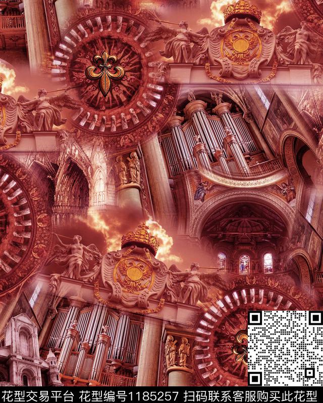 抽象男装欧洲油画华亿平台数码印花华亿平台下载（图片编号: 1185257） - 瓦栏（Walan）