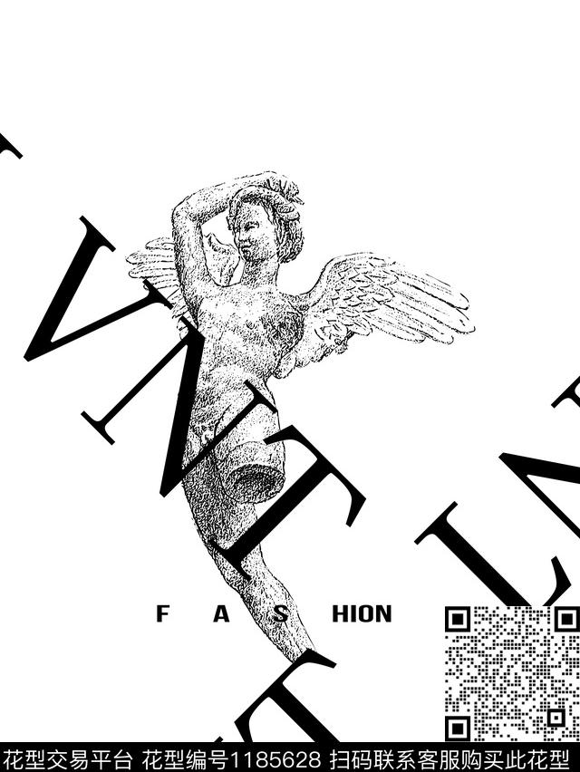 字母潮牌大牌风传统印花华亿平台下载（图片编号: 1185628） - 瓦栏（Walan）