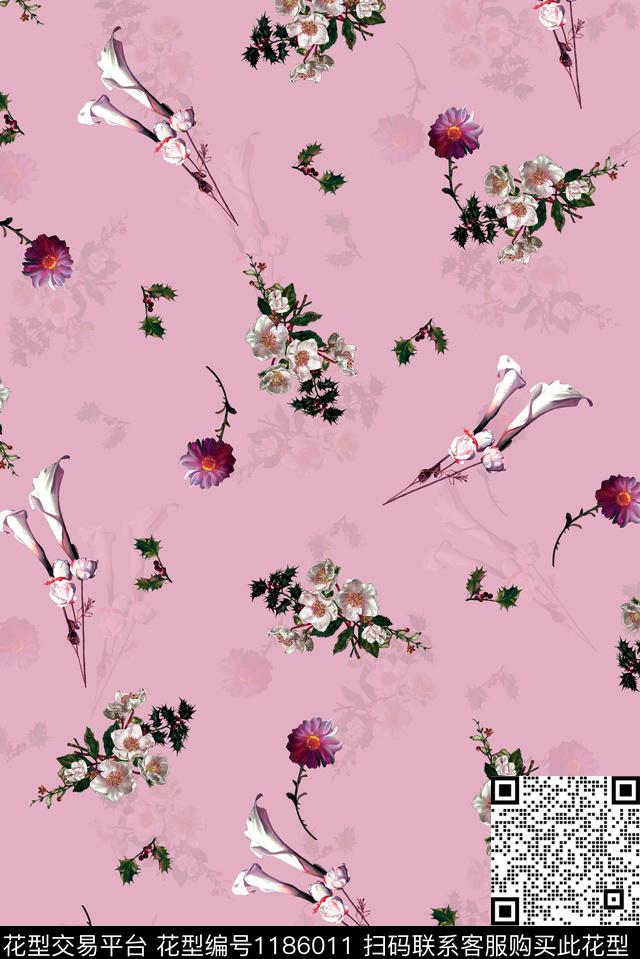 春夏华亿平台女装小碎花数码印花华亿平台下载（图片编号: 1186011） - 瓦栏（Walan）